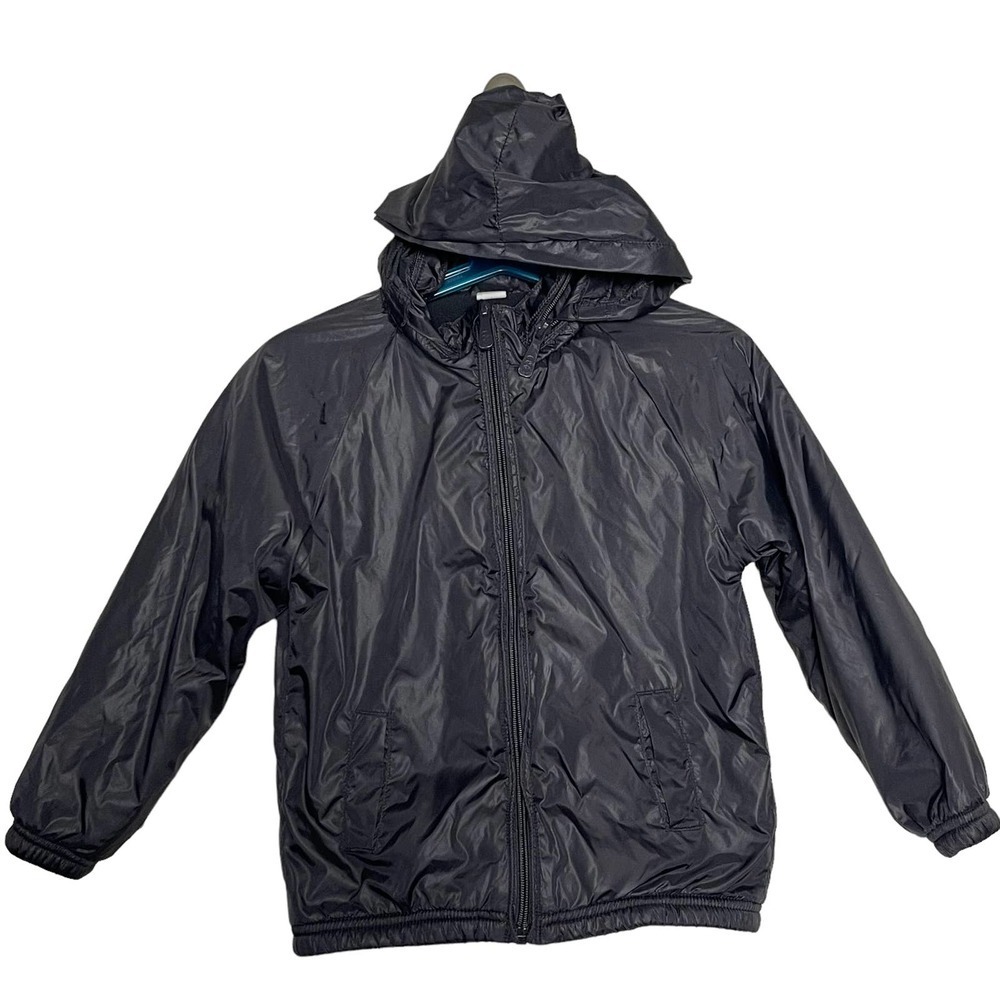 Egg Collective Toddler  Hooded Windbreaker Jacket with Fleece Size 4T